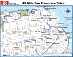 san francisco 49 mile downtown map